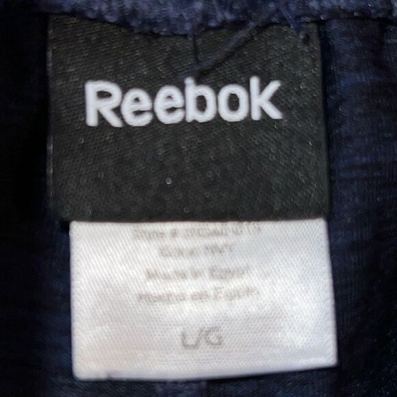 Reebok shorts heather dark blue two pocket size L - Picture 8 of 8
